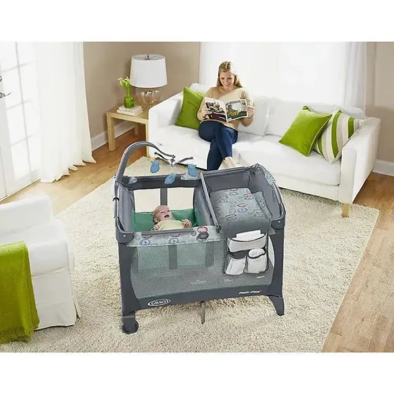 graco__pack_n_play_playar_SKUSpRLmGiR_3.webp Graco - Pack 'N Play Playard para recém-nascidos, trocador e transporte, Manor Best