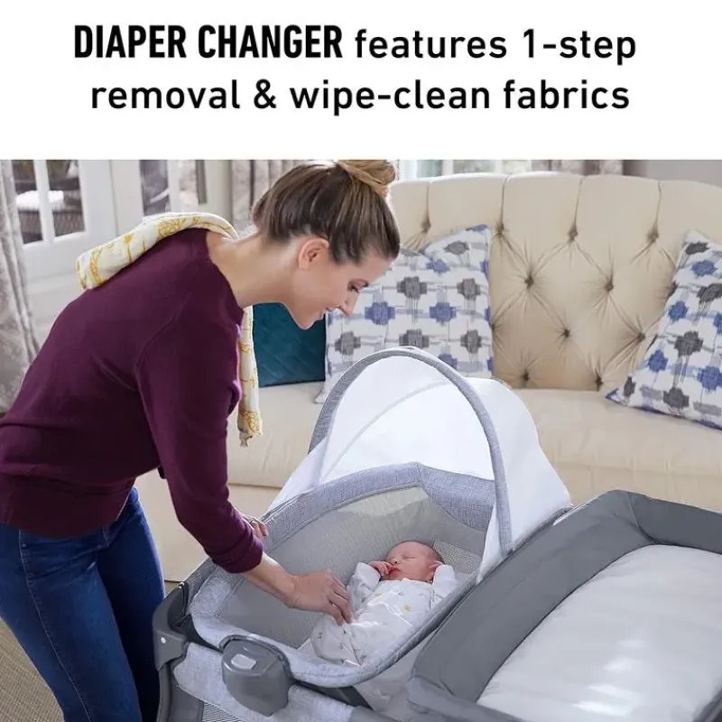 graco__pack_n_play_quick__SKUrkU2CSVT_2.webp Graco - Pack 'N Play® Quick Connect™ Portable Bassinet, Alex Hot