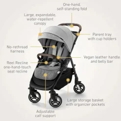 Graco - Sistema de viagem Premier Snugridge Snugfit 35Lx Merge, Midtown Best