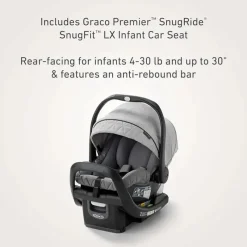 Graco - Sistema de viagem Premier Snugridge Snugfit 35Lx Merge, Midtown Best