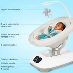 Graco - Smartsense Swing com tecnologia de detecção de choro, Rori New