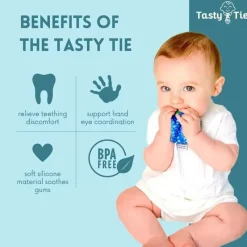 Tasty Tie Gravata Saborosa - Gravata de Dentição, Seersucker Hot