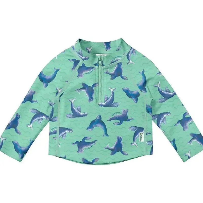 green_sprouts__camisa_ras_SKUHm7dQzyD_0.webp Iplay Green Sprouts - Camisa Rashguard de manga comprida com zíper, Seafoam Sea Lions Sale