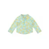 Iplay Green Sprouts - Camiseta Rashguard de manga comprida para bebê com zíper, Lemons Outlet