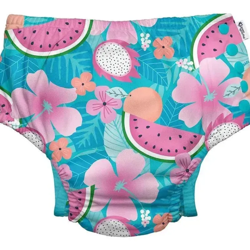 green_sprouts__fralda_reu_SKUDr8j4GLi_0.webp Iplay Green Sprouts - Fralda Reutilizável Eco Snap Swim, Aqua Tropical Fruit Floral Outlet
