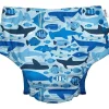 Iplay Green Sprouts - Fralda Reutilizável Eco Snap Swim, Azul Submarino Outlet