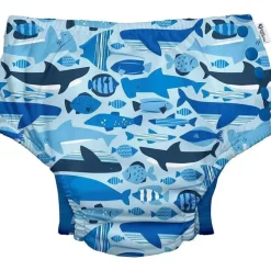 Iplay Green Sprouts - Fralda Reutilizável Eco Snap Swim, Azul Submarino Outlet