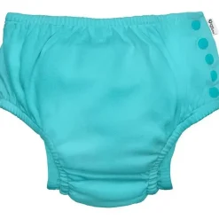 Iplay Green Sprouts - Fralda Reutilizável Eco Snap Swim, Aqua Discount