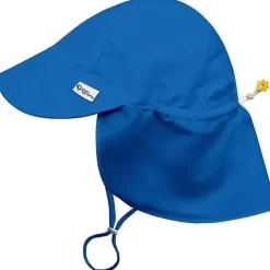 Iplay Green Sprouts - Upf50+ Baby Eco Flap Hat, Cobalto New