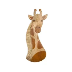 Crane Guindaste - Decoração de berçário de bebê, decoração de parede de animal de madeira para meninos e meninas, girafa Sale