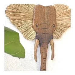 Crane Guindaste - Decoração de berçário Baby Safari, decoração de parede de animal de madeira, elefante Online