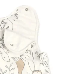 Crane Guindaste Bebê Ezra Woodland Animals Cobertor Vestível de Algodão 0-9Mo Discount