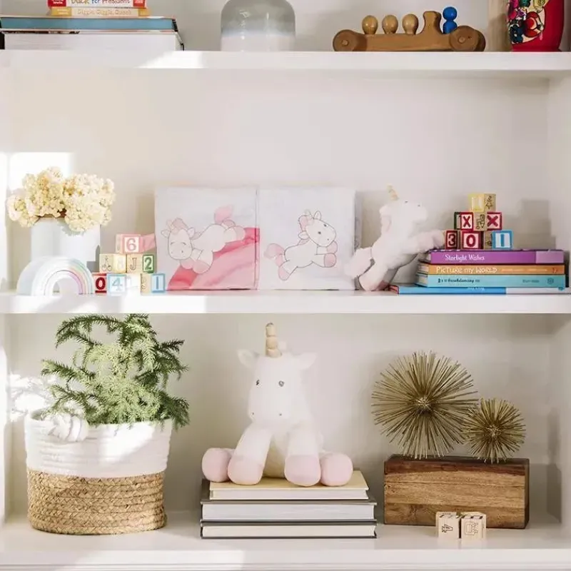 gund_baby_dreaming_luna_u_SKU7MDleQjX_1.webp Gund Baby Dreaming Luna Unicorn livro macio pelúcia brinquedo estimulante sensorial, 8 pol Fashion