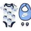 Haddad - Nike Bodysuit Bib Booties 3 Pc Hosiery Little Kids, Branco/Azul Best