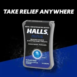 PTL USA Halls - Minis Menthol-Lyptus 24 Ct New