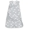 Halo - Saco de dormir 100% algodão Nuvens estampadas, pequeno Hot