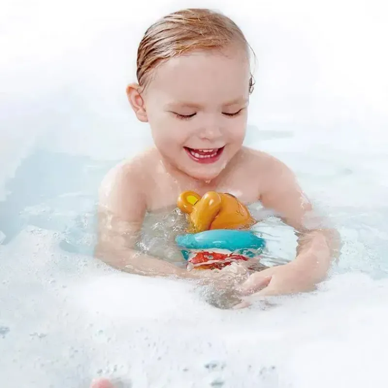 hape__brinquedo_de_banho__SKUQHA8NASD_2.webp Hape - Brinquedo de banho de corda infantil Little Splashers nadador de pelúcia New
