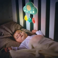 Hape - Brinquedo móvel para berço de bebê com luzes e músicas relaxantes Clearance