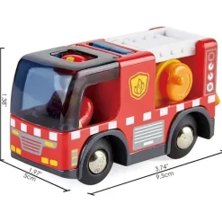 Hape - caminhão de bombeiros com sirene Best