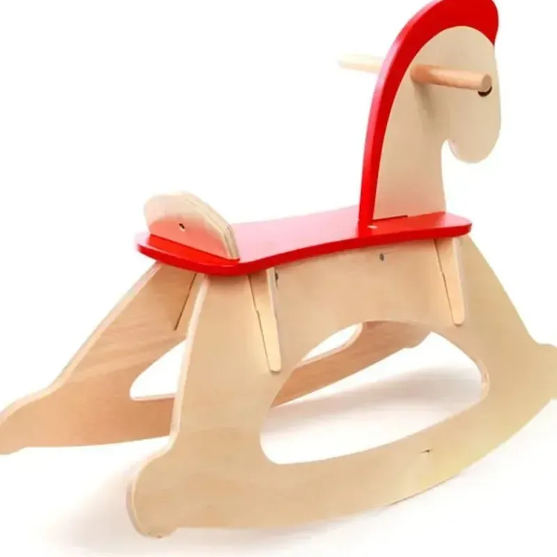 hape__cavalo_de_balano_de_SKU531wUuEv_0.webp Hape - Cavalo de balanço de madeira para crianças Rock and Ride Clearance