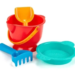 Hape - Conjunto básico de brinquedos de areia para praia New