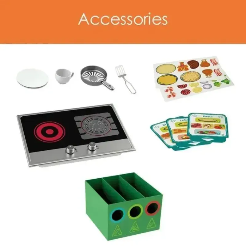 hape__conjunto_de_cozinha_SKUyxa96hkU_3.webp Hape - Conjunto de cozinha infantil de luxo com fritadeira Best