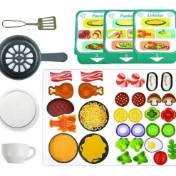 Hape - Conjunto de cozinha infantil de luxo com fritadeira Best