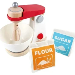 Hape - conjunto de jogo de cozinha misturador poderoso de madeira Best