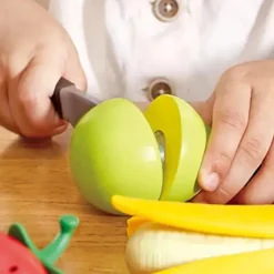 Hape - Corte Saudável de Madeira para Frutas Brincar com Faca Brincar Outlet
