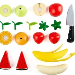 Hape - Corte Saudável de Madeira para Frutas Brincar com Faca Brincar Outlet