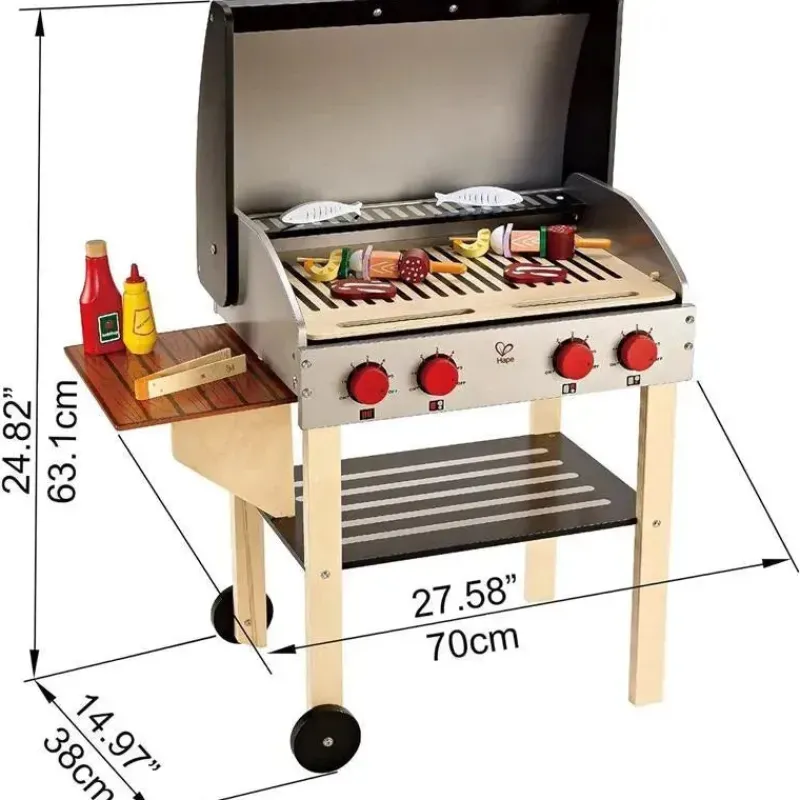 hape__cozinha_gourmet_gri_SKUKgOGCr7e_6.webp Hape - Cozinha Gourmet Grill e Shish Kabob de Madeira Outlet