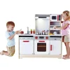 Hape - Cozinha infantil multifuncional de madeira com acessórios Best