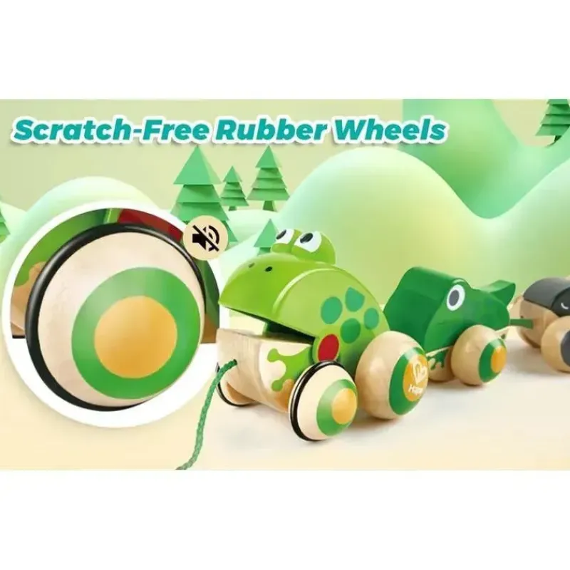 hape__famlia_pull_along_f_SKUaX8aeDVm_2.webp Hape - Família Pull Along Frog com rodas anti-capotamento Best