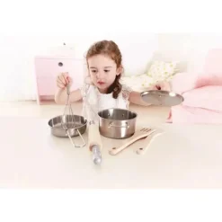 Hape - Kit de cozinha infantil de madeira escolhido pelo chef Fashion