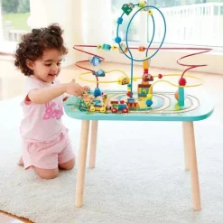 Hape - Mesa de labirinto ferroviário torcido Discount