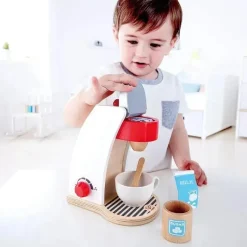 Hape - My Coffee Machine Conjunto de cozinha de madeira Sale