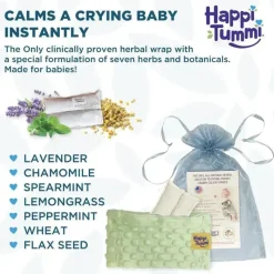 Happi Tummi - Envoltório de aromaterapia rosa para alívio de cólicas e gases para bebês Sale