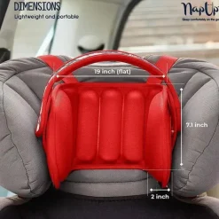NapUp Headovations (Nap Up) - Apoio de cabeça infantil para cadeirinhas de carro, vermelho Sale