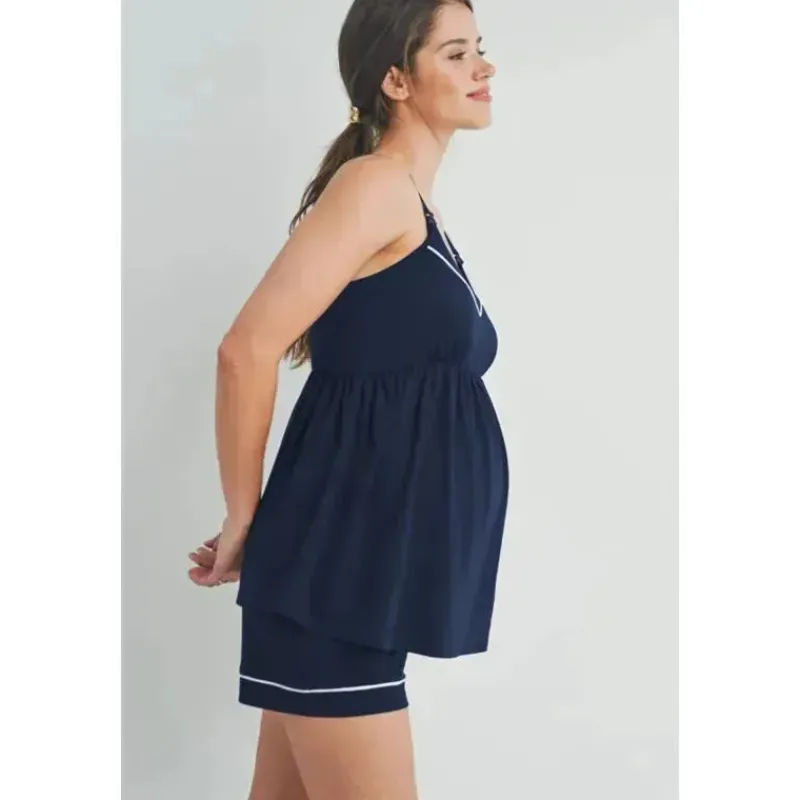 hello_miz__conjunto_de_re_SKU8BHvOXrP_1.webp Hello Miz – Conjunto de regata e shorts Cami para maternidade, azul marinho Discount