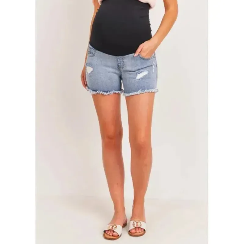 hello_miz__shorts_jeans_j_SKUv7bwte40_0.webp Hello Miz - Shorts jeans jeans para maternidade, jeans claro New