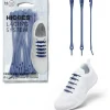 Hickies – Cadarços sem gravata para adultos Premium, unissex, tamanho único, alças azuis Fashion