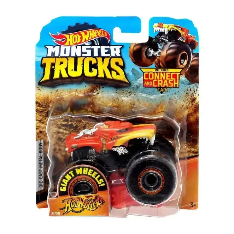 hot_wheels__carro_fundido_SKUzeFpZCnz_0.webp Fisher-Price Hot Wheels - Carro fundido em molde de Monster Trucks, Hotweiler Fashion
