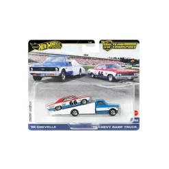 Fisher-Price Hot Wheels - Transporte em Equipe 1:64 Chevelle + Caminhão Rampa Hot