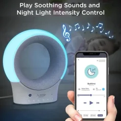 Hubble - Wi-Fi Baby White Noise, chupeta Eclipse New