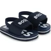 Hugo Boss Baby - Aqua Slides Menino, Azul Marinho Discount
