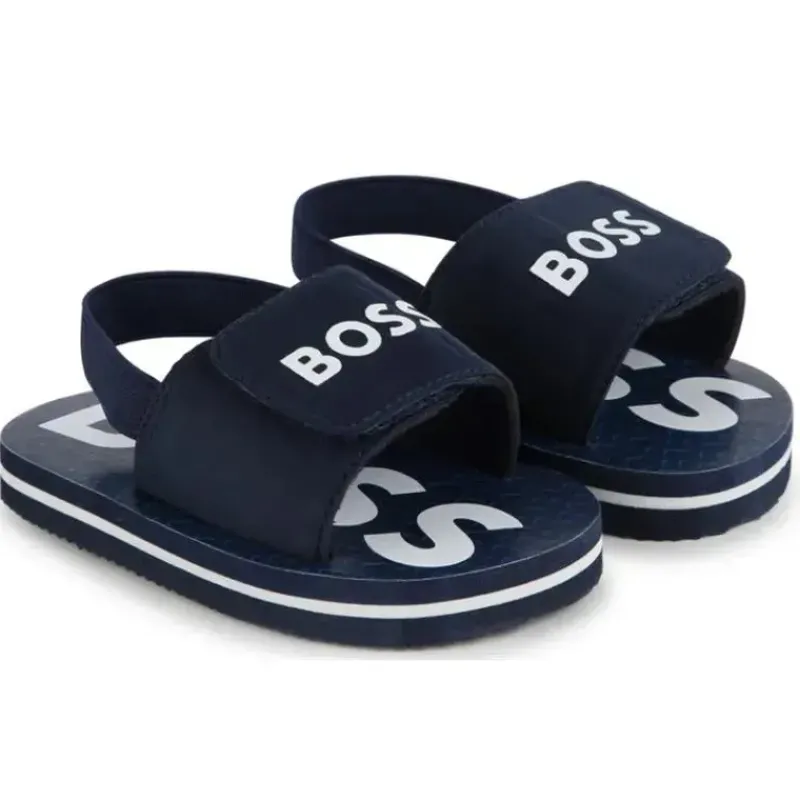 hugo_boss_baby__aqua_slid_SKU6Ti2VxA7_0.webp Hugo Boss Baby - Aqua Slides Menino, Azul Marinho Discount