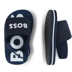 Hugo Boss Baby - Aqua Slides Menino, Azul Marinho Discount
