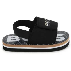 Hugo Boss Baby - Aqua Slides Menino, Preto E Bege Outlet