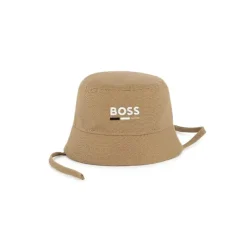 Hugo Boss Baby - Boy Bucket Hat Beige New