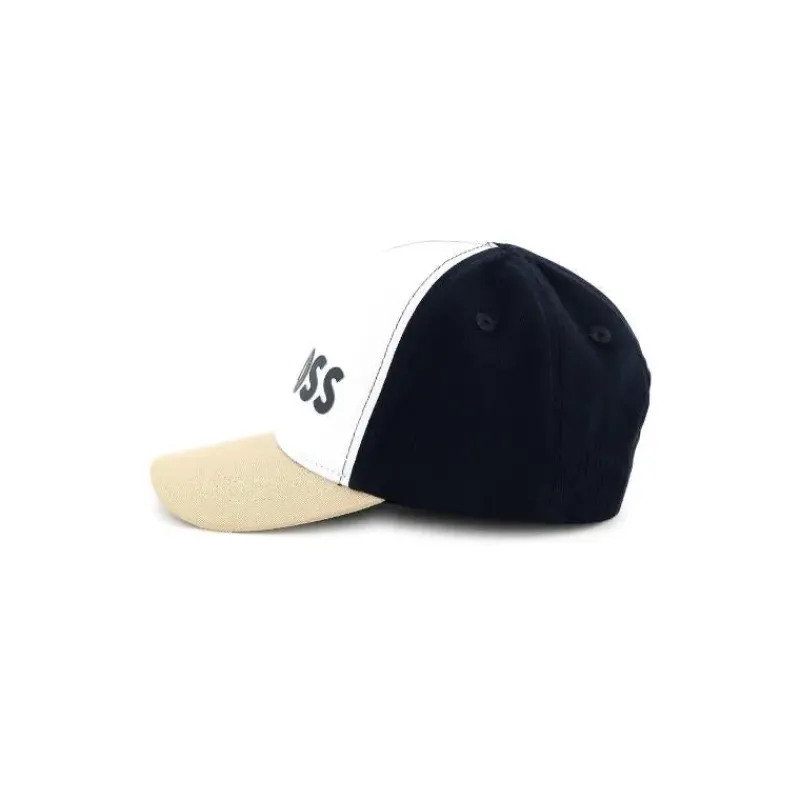 hugo_boss_baby__boy_cap_b_SKUxqvoO4yD_3.webp Hugo Boss Baby - Boy Cap, Beige & Navy With Logo Sale
